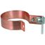 Downpipe clamp D 100mm  Cu-St/tZn bimetallic with clamping frame 6-10m thumbnail 1