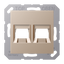 Centre plate for MJ f. 2 sockets A1569-2WECH thumbnail 1