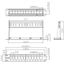 Patchpanel 10" empty for 12 modules (SFA)(SFB), 1U, RAL7035 thumbnail 3