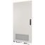 Section wide door, ventilated, left, HxW=1625x795mm, IP31, grey thumbnail 1