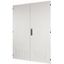 Section wide door, ventilated, HxW=2000x1350mm, double-winged, IP42, grey thumbnail 1