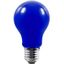 LED E27 Fila GLS A60x105 230V 1W AC Blue Non-Dim thumbnail 1