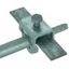 Single-screw term. clamp f. earth rods St/tZn D 20mm f. Rd 10mm Fl -30 thumbnail 1