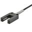 Fiber optic sensor head, through-beam, 10mm slot type, 10 mm area dete thumbnail 3