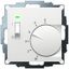 UP room controller, RAL9016 matt 55x55, 5-30C, AC 24V, 1 opener 10 A at DC 24 V 100 W, temperature reduction approx. 4K thumbnail 2