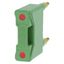 Fuse-holder, LV, 20 A, AC 690 V, BS88/A1, 1P, BS, back stud connected, green thumbnail 7