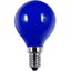 LED E14 Fila Ball G45x75 230V 1W AC Blue Non-Dim thumbnail 2