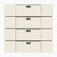 6733-82 CoverPlates (partly incl. Insert) future®, solo®; carat®; Busch-dynasty® ivory white thumbnail 1