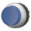 Illuminated pushbutton actuator, RMQ-Titan, Extended, momentary, Blue, Blank, Bezel: titanium thumbnail 5