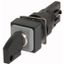 Key-operated actuator, 3 positions, white, momentary thumbnail 1
