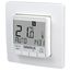 Clock thermostat as room controller, AC 230V, 1 changeover contact, heating 5(2) A, cooling 1(1) A, white backlighting thumbnail 2