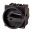 Main switch, P3, 100 A, flush mounting, 3 pole, 2 N/O, 2 N/C, STOP function, With black rotary handle and locking ring thumbnail 5