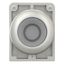 Illuminated pushbutton actuator, RMQ-Titan, Flat, maintained, White, inscribed 0, Metal bezel thumbnail 4