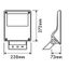 FORCA LED Mini 25W 3450lm 4000K IP65 25?symmetric, grey thumbnail 4