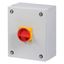 Main switch, T3, 32 A, surface mounting, 4 contact unit(s), 8-pole, Emergency switching off function, With red rotary handle and yellow locking ring, thumbnail 4