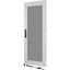 Section wide door, glass window, HxW=1625x592mm, IP55, grey thumbnail 4