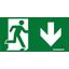 Adhesive pictogram, arrow down, viewing distance: 20m thumbnail 1