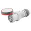 STRAIGHT CONNECTOR HP - IP66/IP67/IP68/IP69 - 3P+N+E 63A 346-415V 50/60HZ - RED - 6H - MANTLE TERMINAL thumbnail 2