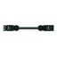 pre-assembled connecting cable B2ca Plug/open-ended black thumbnail 1