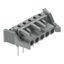 Female connector for rail-mount terminal blocks 0.6 x 1 mm pins angled thumbnail 1