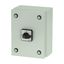 On-Off switch, P1, 40 A, 3 pole, surface mounting, with black thumb grip and front plate, in steel enclosure thumbnail 5