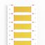 Cable coding system, 5.8 - 8 mm, 16 mm, Polyolefine, yellow thumbnail 1
