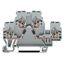 Component terminal block double-deck with diode and resistor gray thumbnail 2