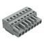 1-conductor female connector CAGE CLAMP® 2.5 mm² gray thumbnail 1