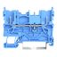 2-pin carrier terminal block for DIN-rail 35 x 15 and 35 x 7.5 blue thumbnail 1