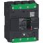 circuit breaker ComPact NSXm N (50 kA at 415 VAC), 4P 4d, 160 A rating TMD trip unit, EverLink connectors thumbnail 3