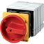 Main switch, T5B, 63 A, flush mounting, 5 contact unit(s), 9-pole, Emergency switching off function, With red rotary handle and yellow locking ring thumbnail 3