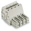 1-conductor female connector Push-in CAGE CLAMP® 10 mm² light gray thumbnail 6