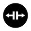 Button plate, flat black, symbol Unclamp thumbnail 2