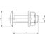 FRSB 6x12 A4 Truss-head bolt with combination nut M6x12 thumbnail 2