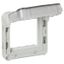 Support frame Plexo 55 - for Mosaic 2 mod - IP 55 - with smoked flap thumbnail 2