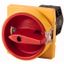 Control circuit switches, TM, 10 A, flush mounting, Contacts: 4, Emergency switching off function, With red rotary handle and yellow locking ring, Loc thumbnail 1