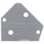 End plate 1 mm thick snap-fit type gray thumbnail 4