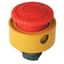 Harmony XB4, Padlocking kit for Ø22 emergency stop push button, yellow thumbnail 1
