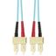 FO Patchcord Duplex SC/SC, 50/125æm OM3, LS0H-3, aqua, 2.0m thumbnail 1