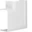 Flat angle overlapping for wall trunking BRN 70x130mm of PVC in pure w thumbnail 2