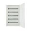 Complete flush-mounted flat distribution board, white, 24 SU per row, 5 rows, type C thumbnail 12