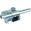 Gutter clamp St/tZn f. bead 16-22mm with clamping frame f. Rd 6-10mm thumbnail 1