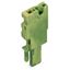 Start module for 1-conductor female connector CAGE CLAMP® 4 mm² green- thumbnail 3