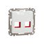 Sedna Design & Elements, plate KRONE cat5e 6 UTP, white thumbnail 3