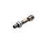 Proximity sensor, inductive, long brass body M8, shielded, 4 mm, DC, 3 thumbnail 1