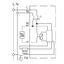 UP floor controller 50x50, AC 230V, 1NO contact, 16A, lamps: heat, reduced operation. Load interruption according to EN 50559 thumbnail 3