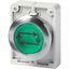 Illuminated pushbutton actuator, RMQ-Titan, Flat, momentary, green, inscribed, Metal bezel thumbnail 2