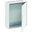 B24 ComfortLine B Wall-mounting cabinet, Surface mounted/recessed mounted/partially recessed mounted, 96 SU, Grounded (Class I), IP44, Field Width: 2, Rows: 4, 650 mm x 550 mm x 215 mm thumbnail 1