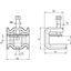 SSP 20-40 M8 A4 Beam clamp heavyweight design 20-40mm thumbnail 2