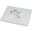 Mounting plate, +mounting kit, for GS 1, vertical, 3p, HxW=400x600mm thumbnail 2